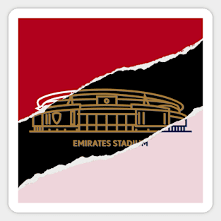 Emirates Stadium Torn design Sticker